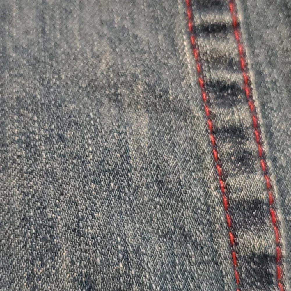 True Religion Jeans Straight with Flap Pockets Dragonfish Size 38